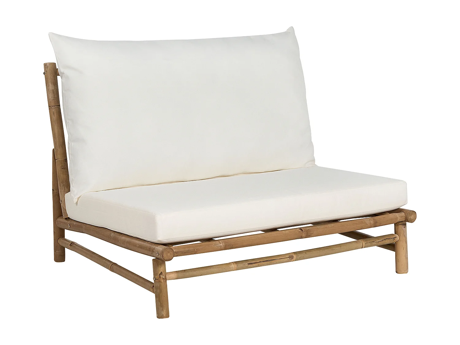 Chaise de jardin TODI Bambou Blanc cassé