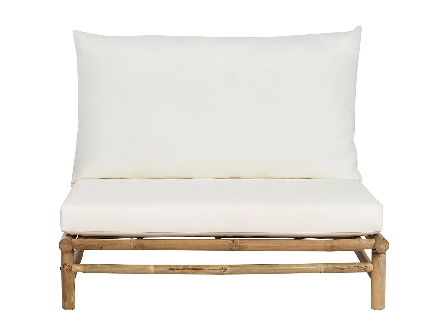 Chaise de jardin TODI Bambou Blanc cassé