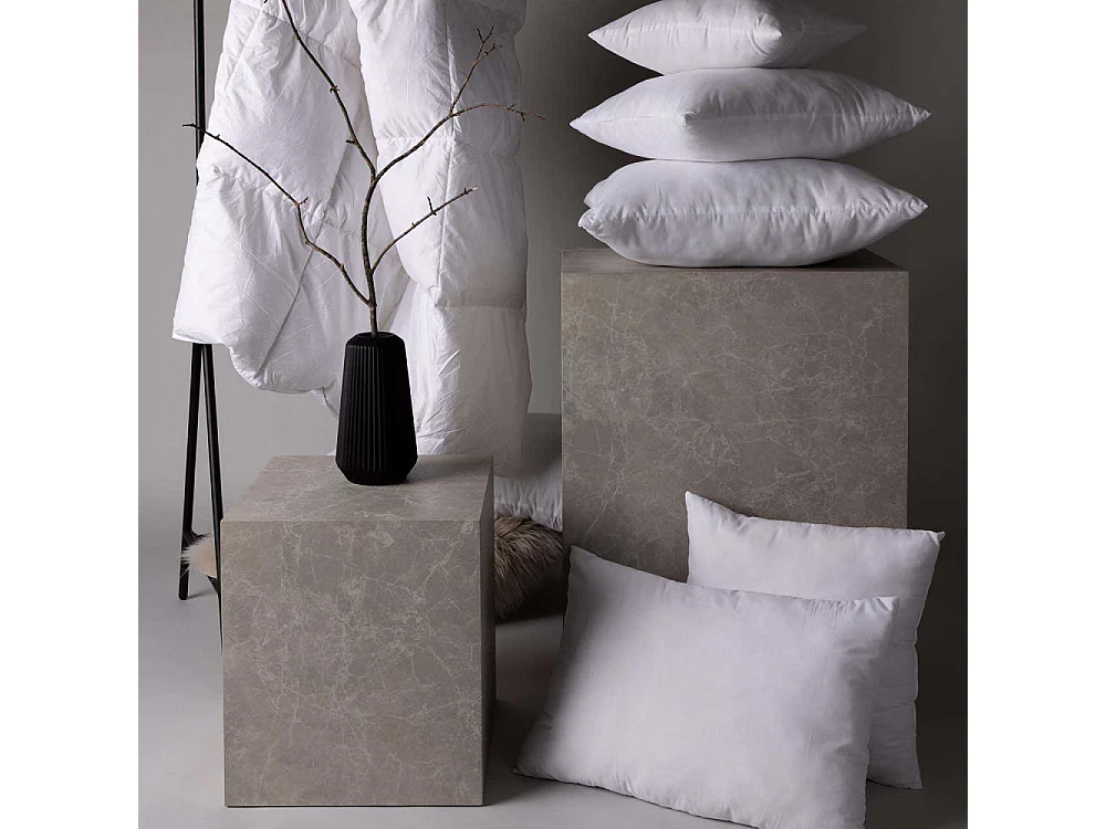 Ines Dekokissen ohne Bezug 40x40cm Weiß.