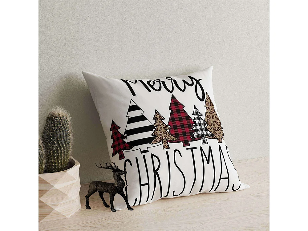 Coussin en coton et polyester Chritsmas Modèle 1