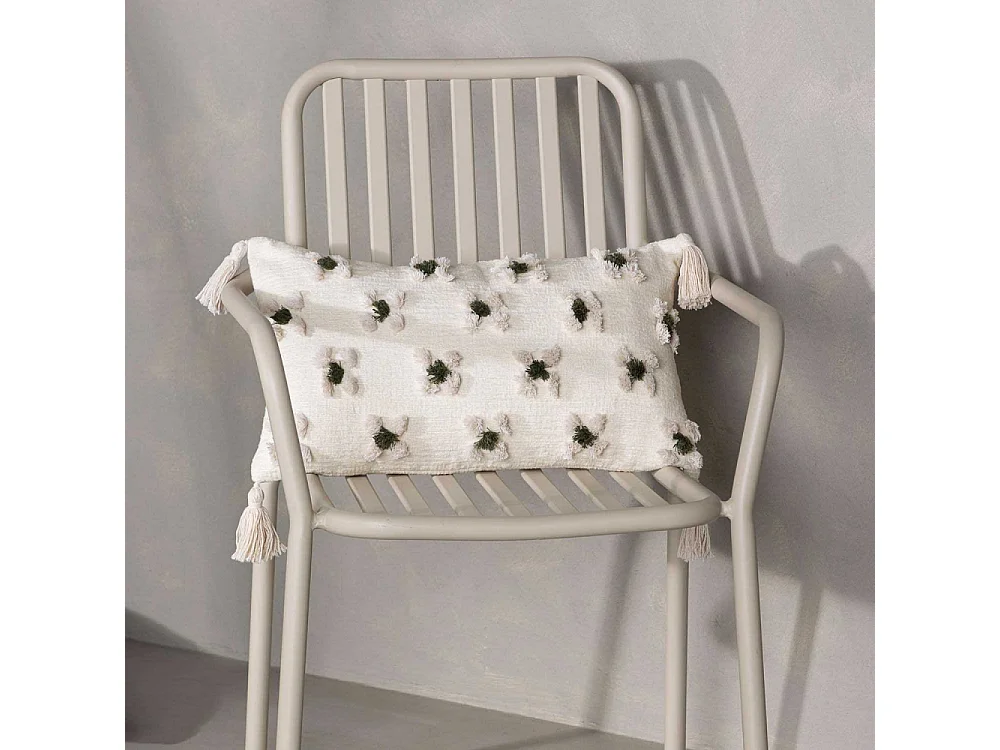 Millie kussensloop 30x50cm wit.