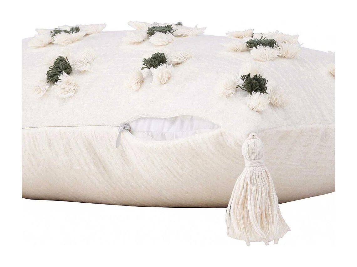 Millie kussensloop 30x50cm wit.