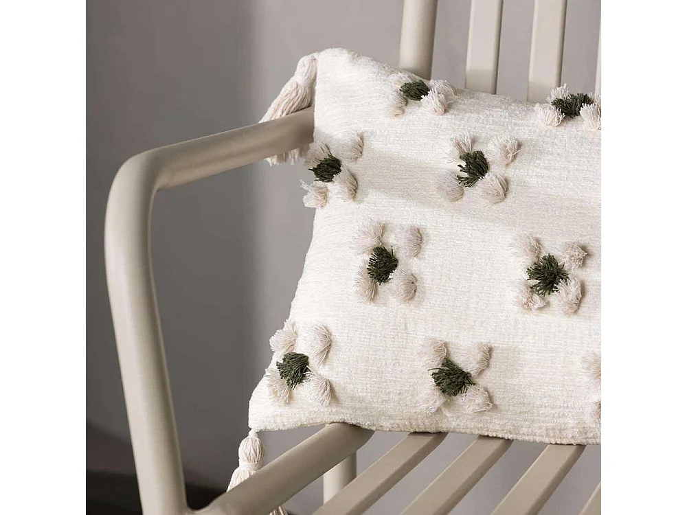 Millie kussensloop 30x50cm wit.