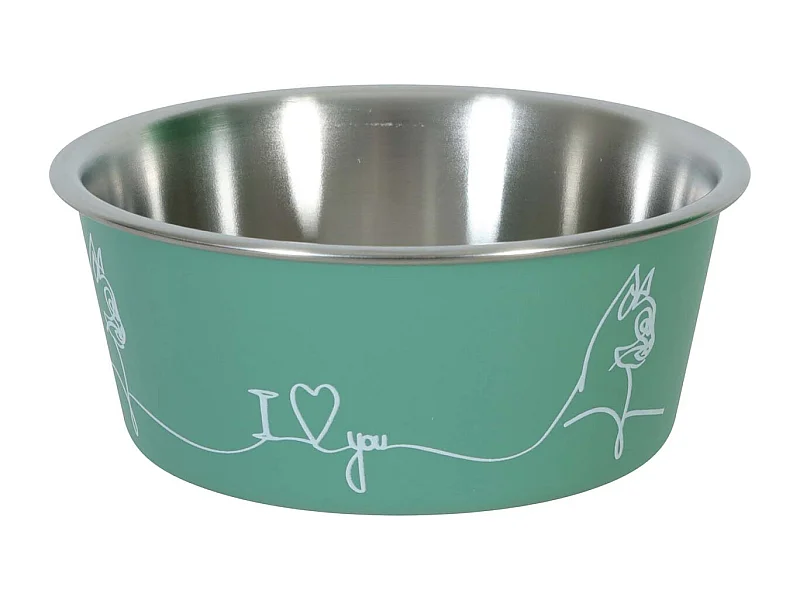 Ecuelle antidérapante pour chats Love cat