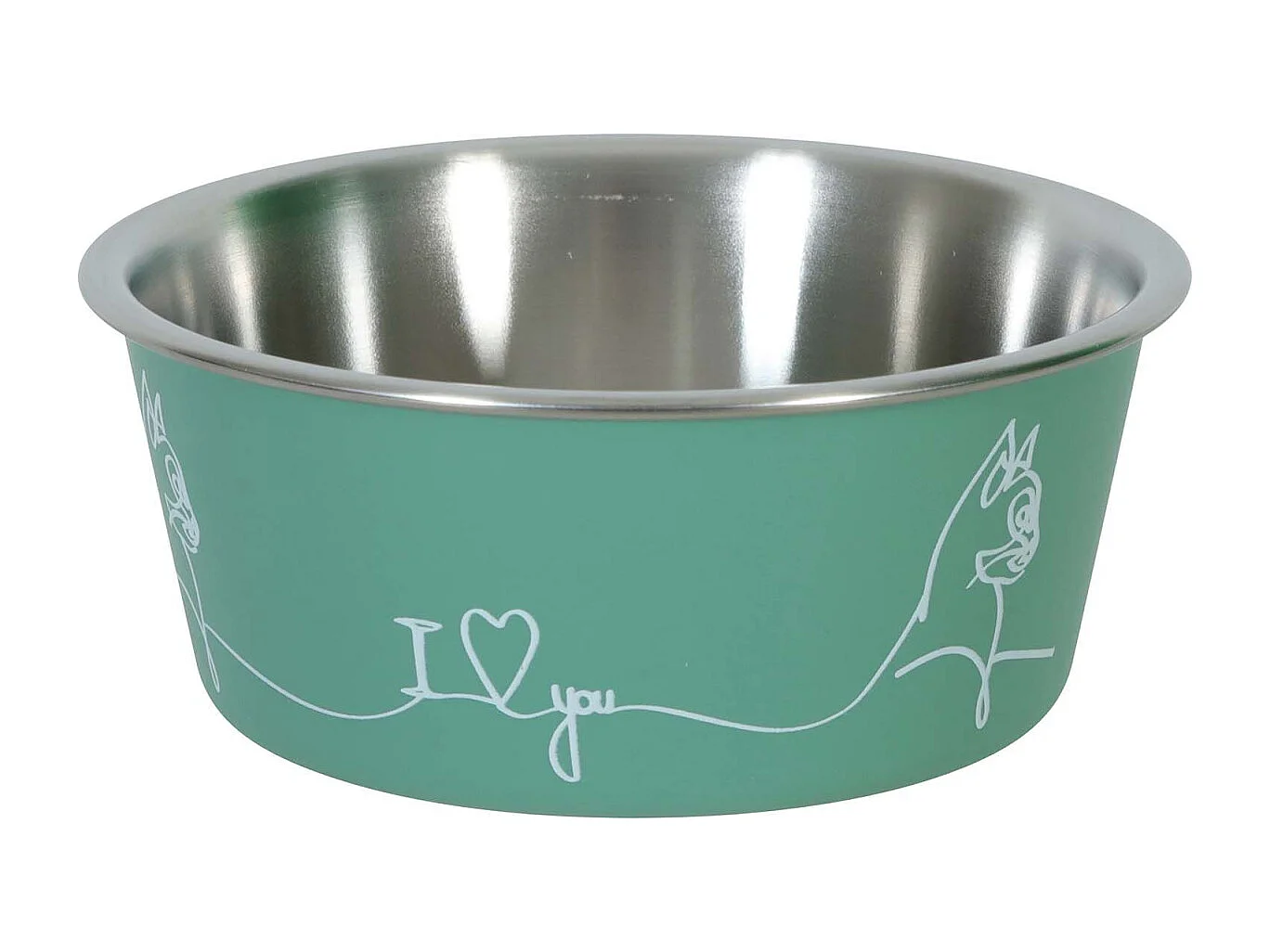 Ecuelle antidérapante pour chats Love cat