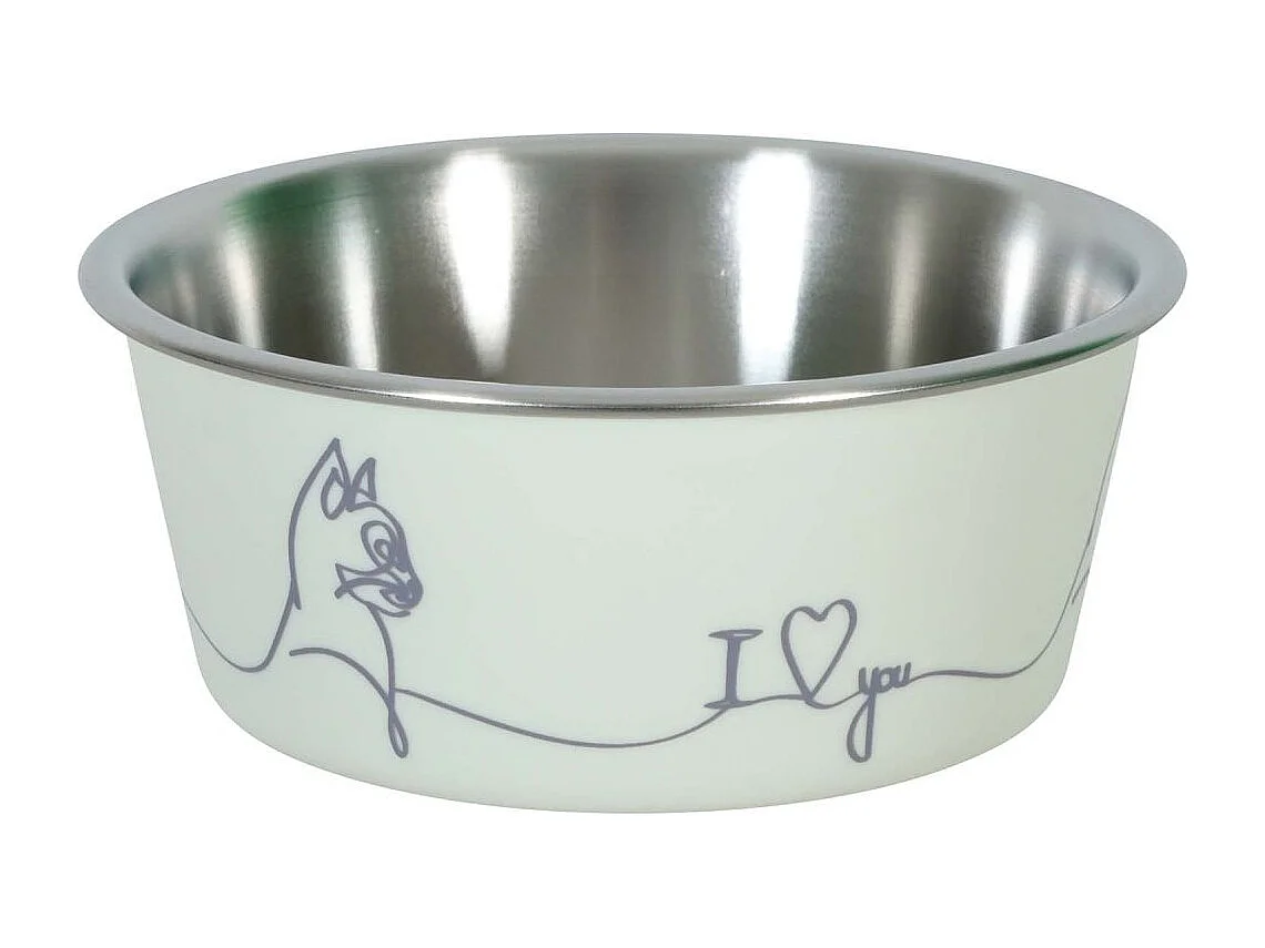 Ecuelle antidérapante pour chats Love cat