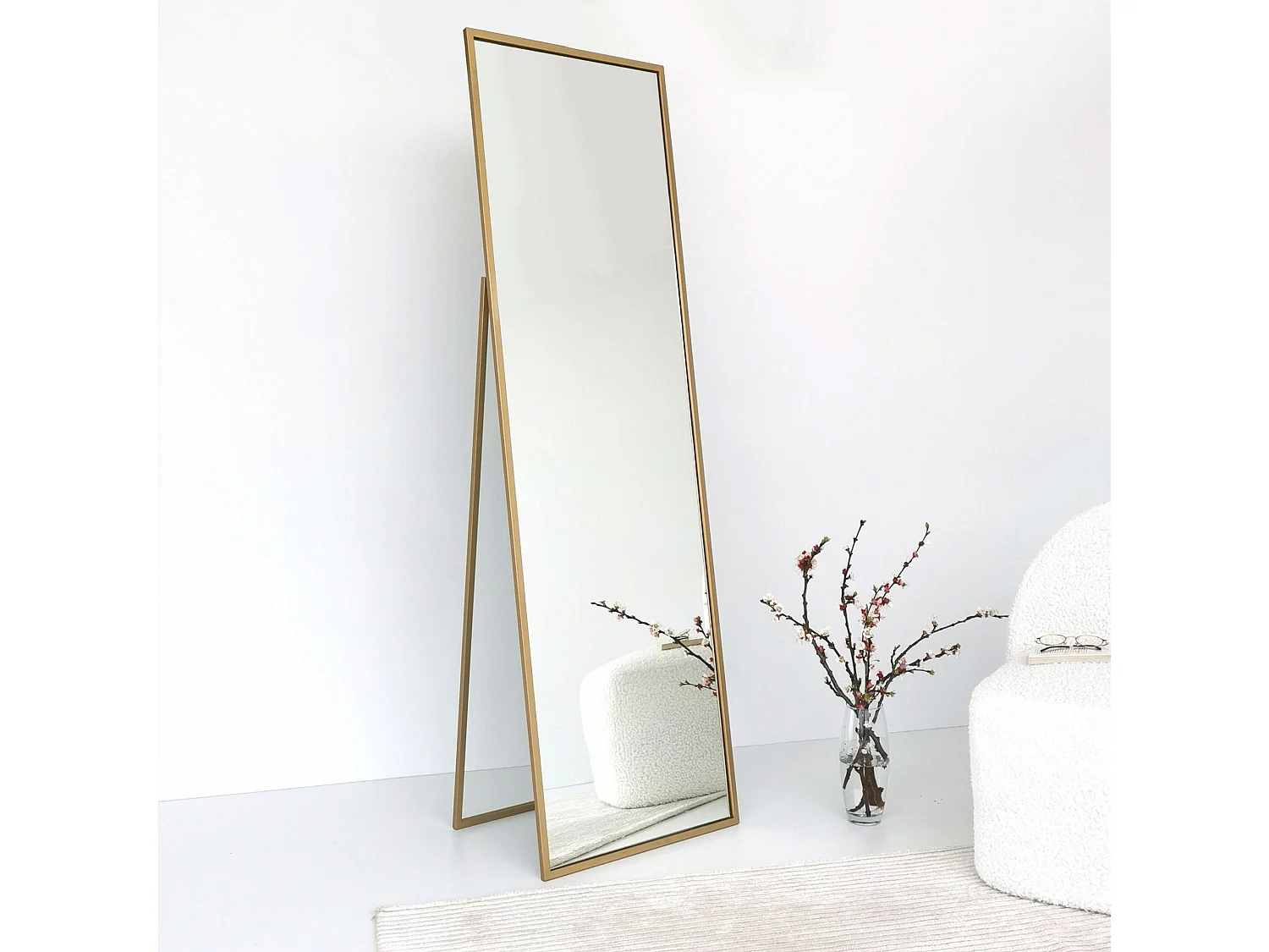 Miroir moderne Reflexus Verre trempé Bistre