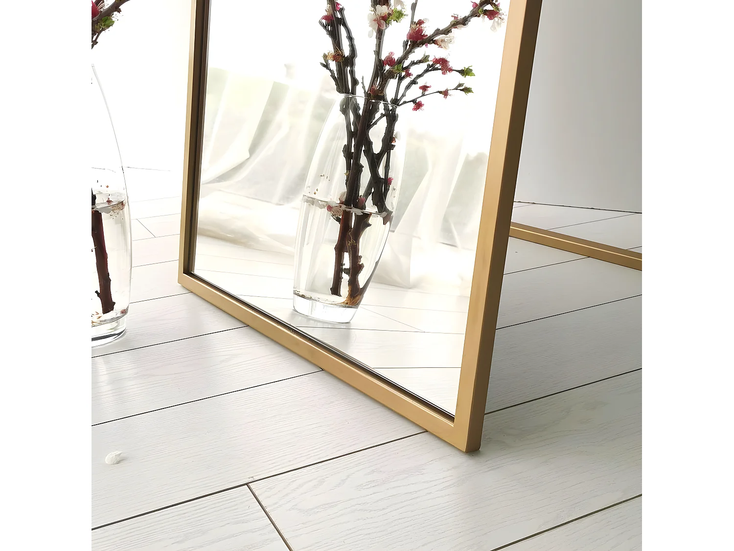 Miroir moderne Reflexus Verre trempé Bistre