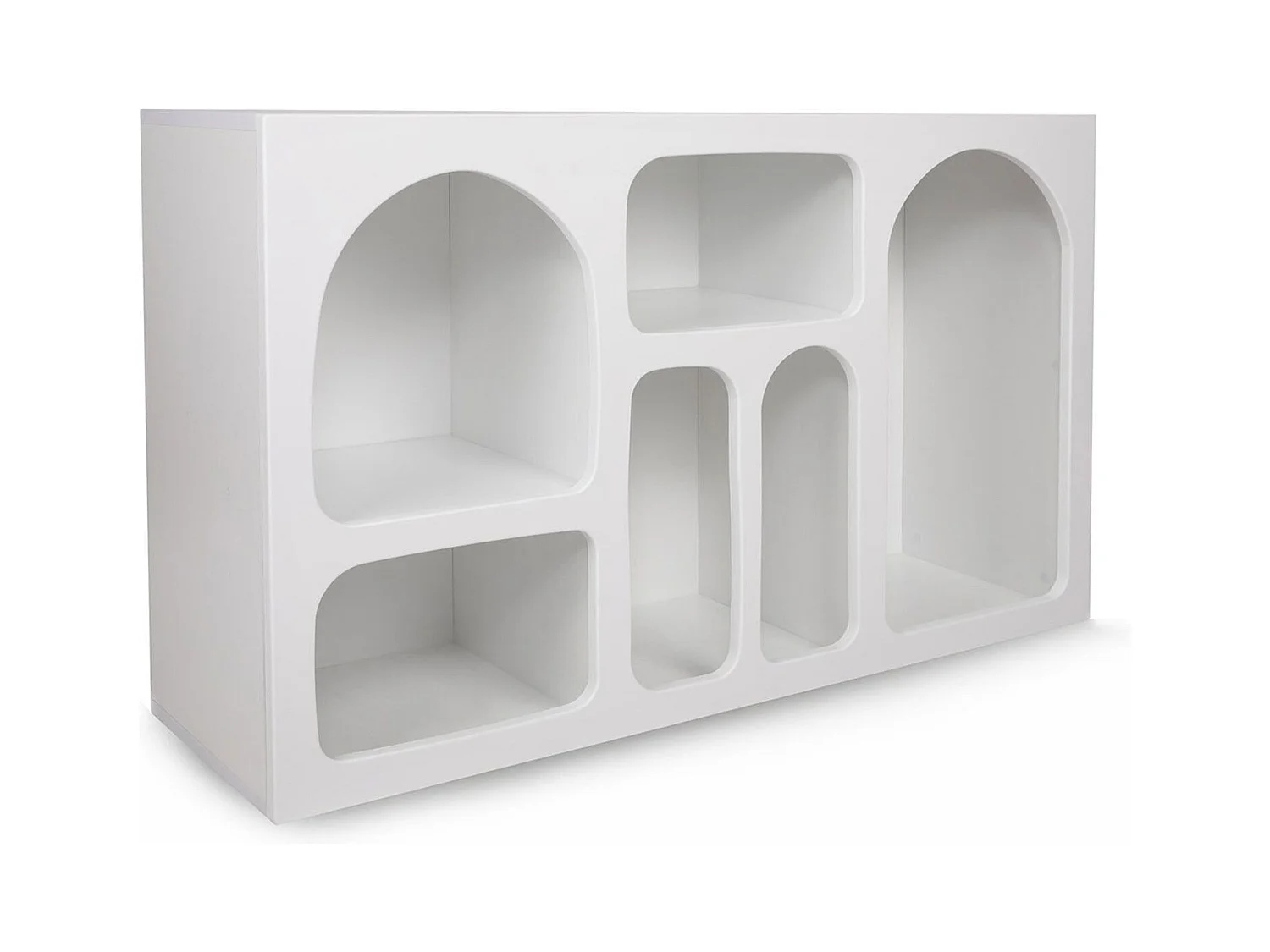 Console style contemporain Antares L120xH74cm Blanc
