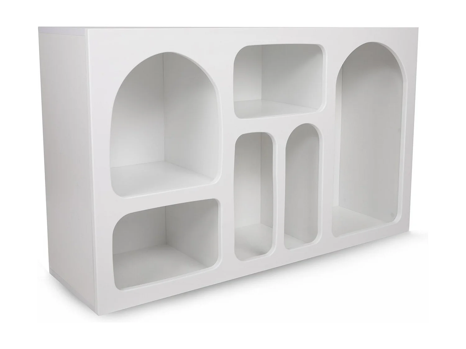 Console style contemporain Antares L120xH74cm Blanc