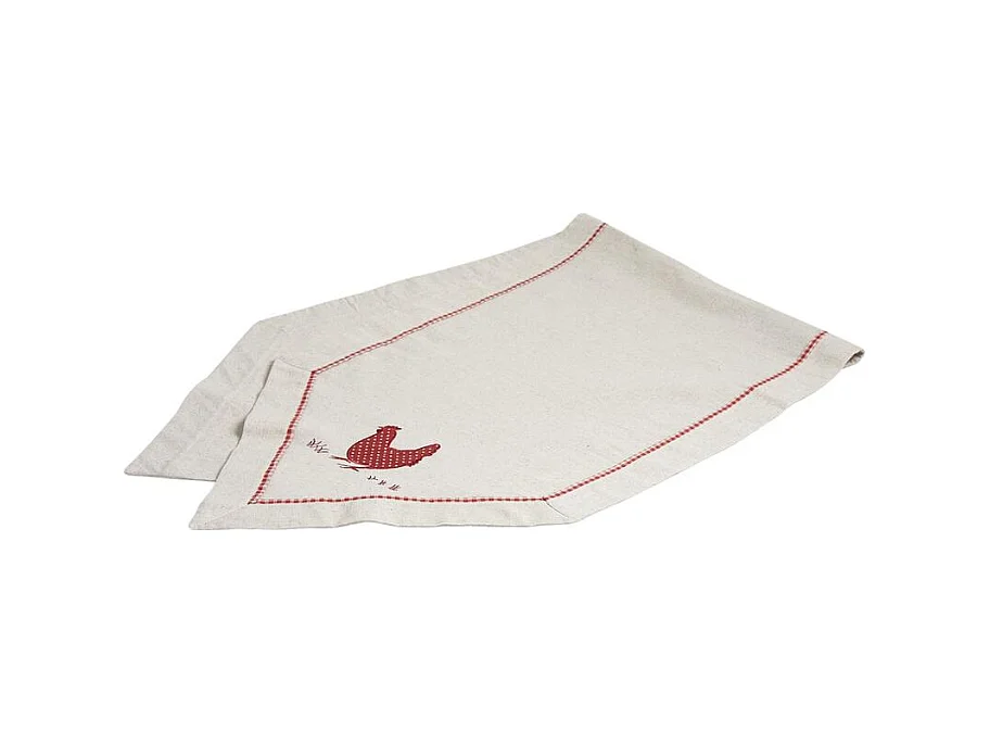 Chemin de table poule