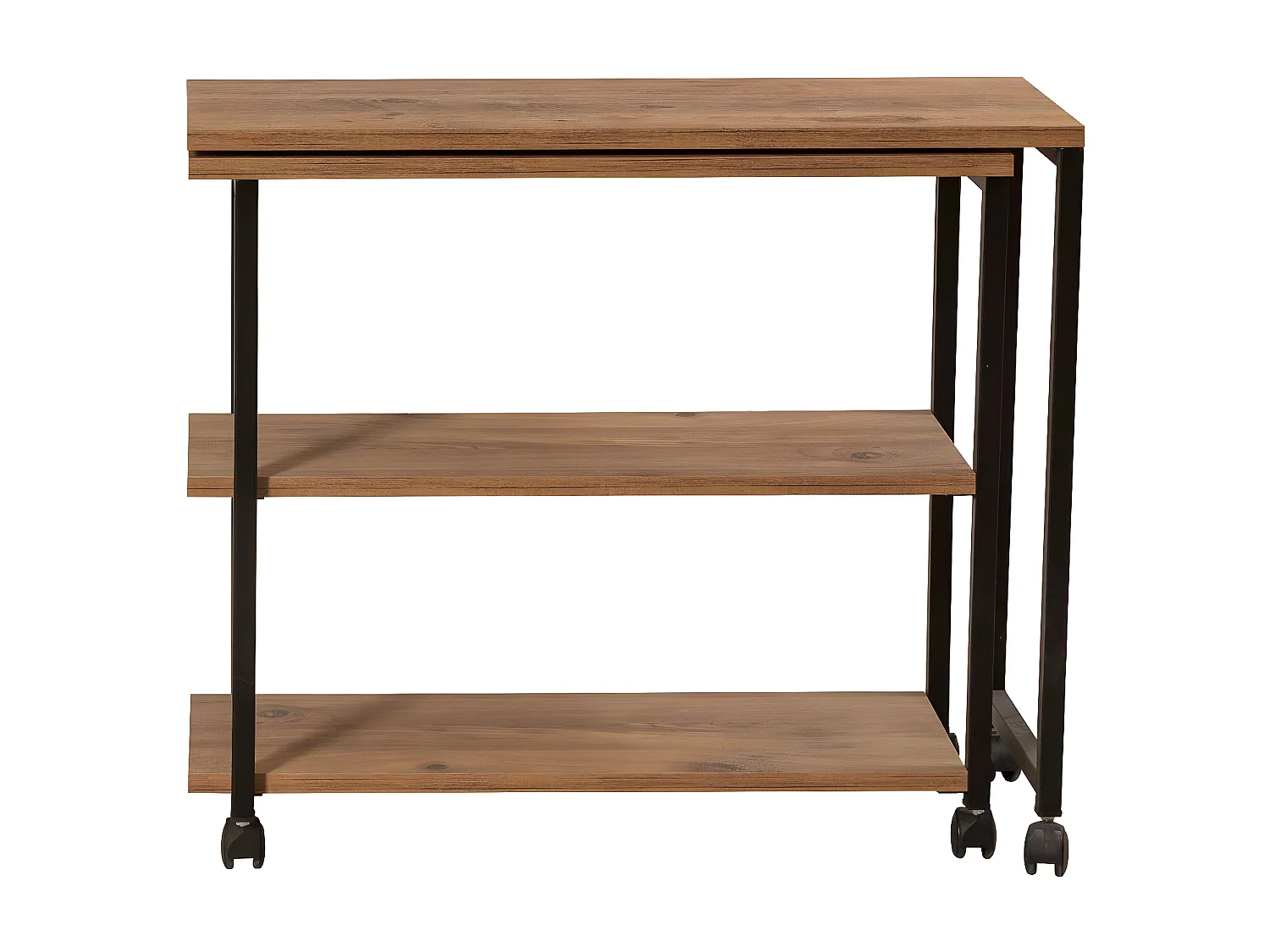 Bout de canapé en aggloméré avec métal Melin