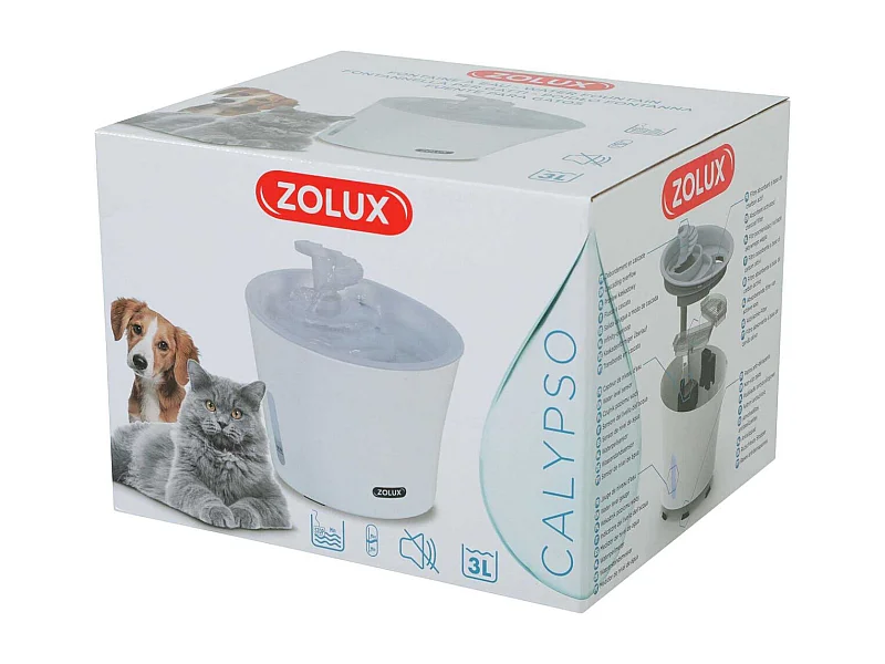 Fontaine à eau pour chiens et chats Calypso 3 litres