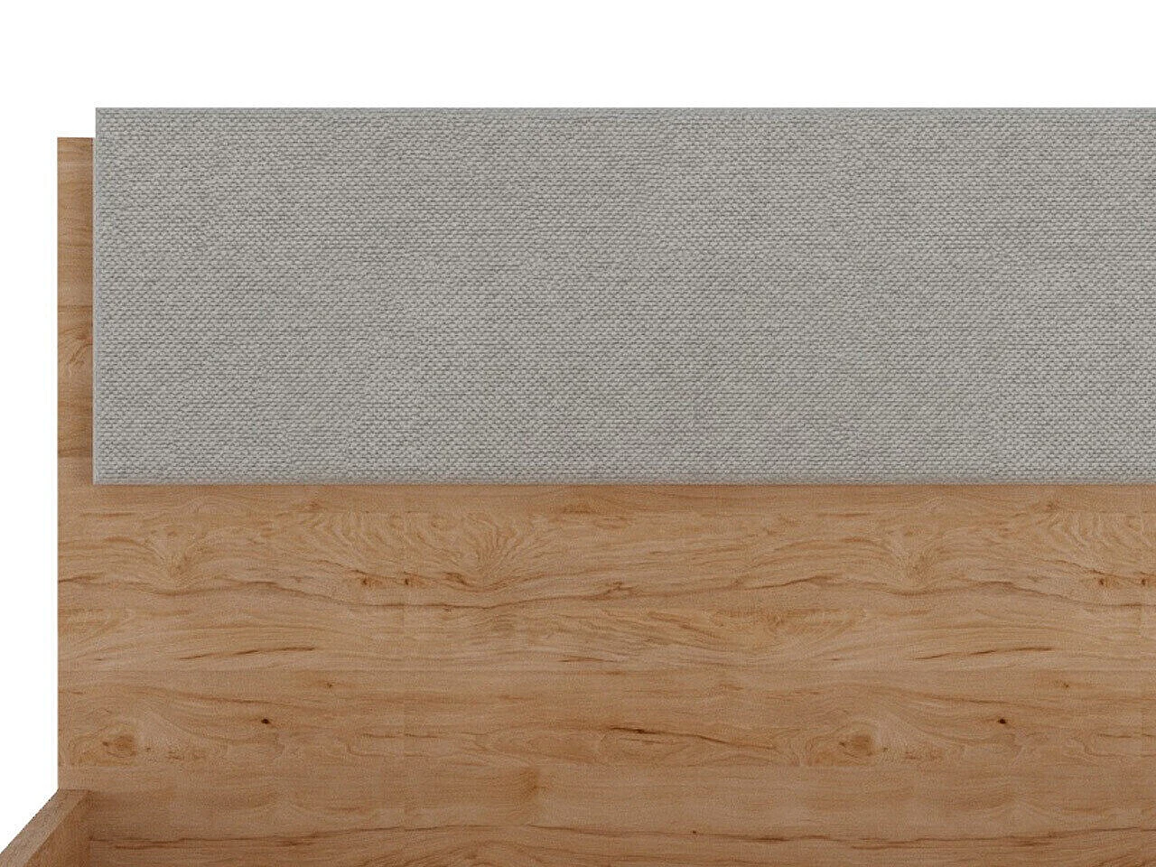 Cama Romcama 109, Individuales, De color marrón claro, 90x200, Aglomerado laminado, 95cm