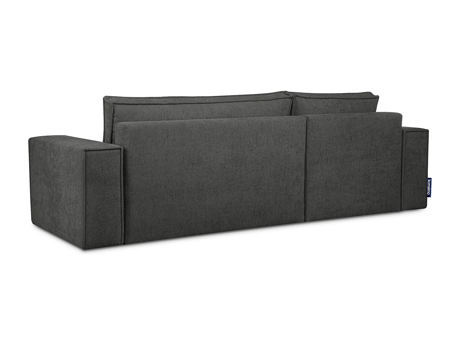 Ecksofa Big links/rechts - mit Schlaffunktion - silber - NAPI II