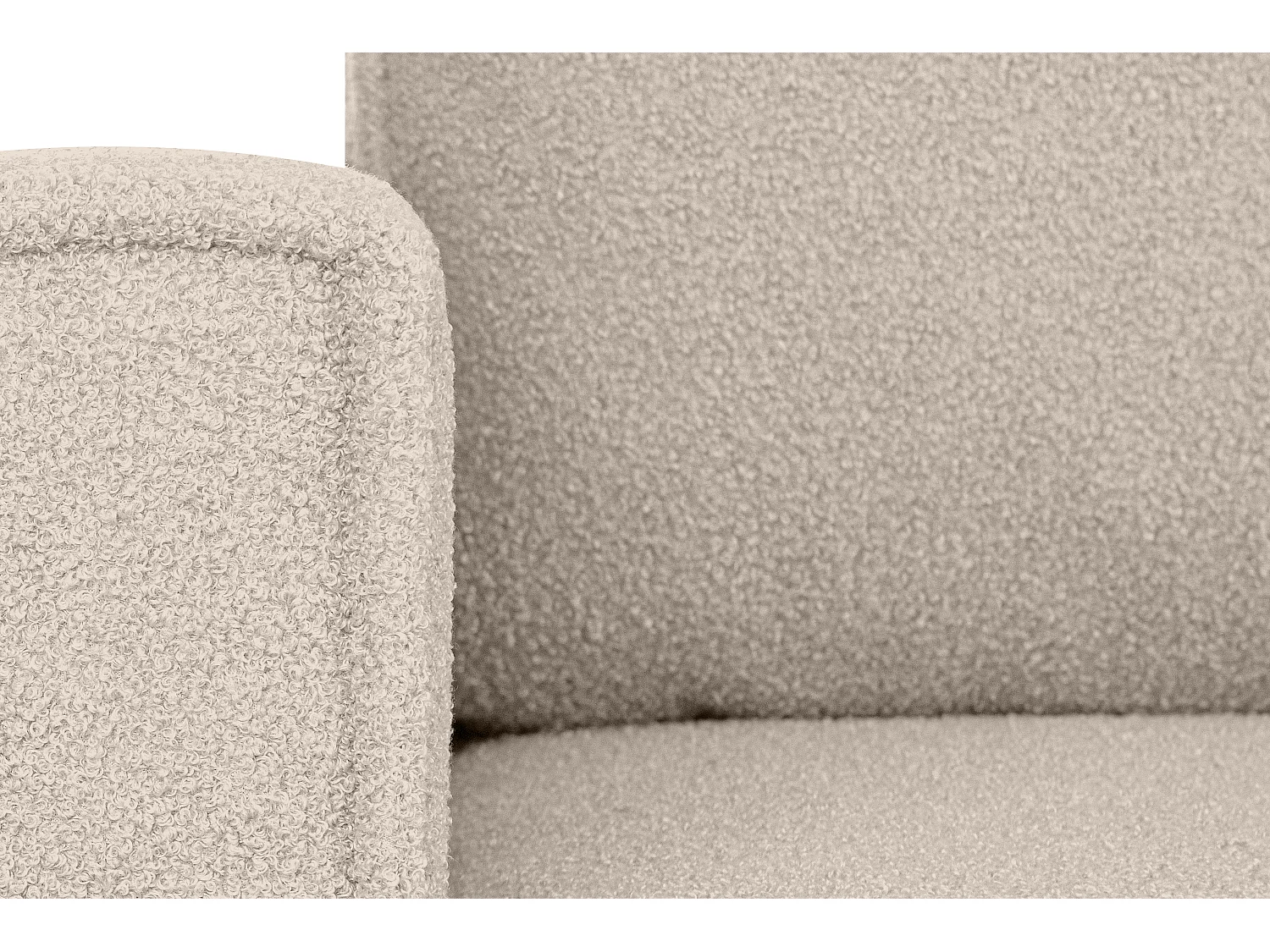 Ecksofa Big links/rechts - mit Schlaffunktion - Modern - elfenbein - NAPI II