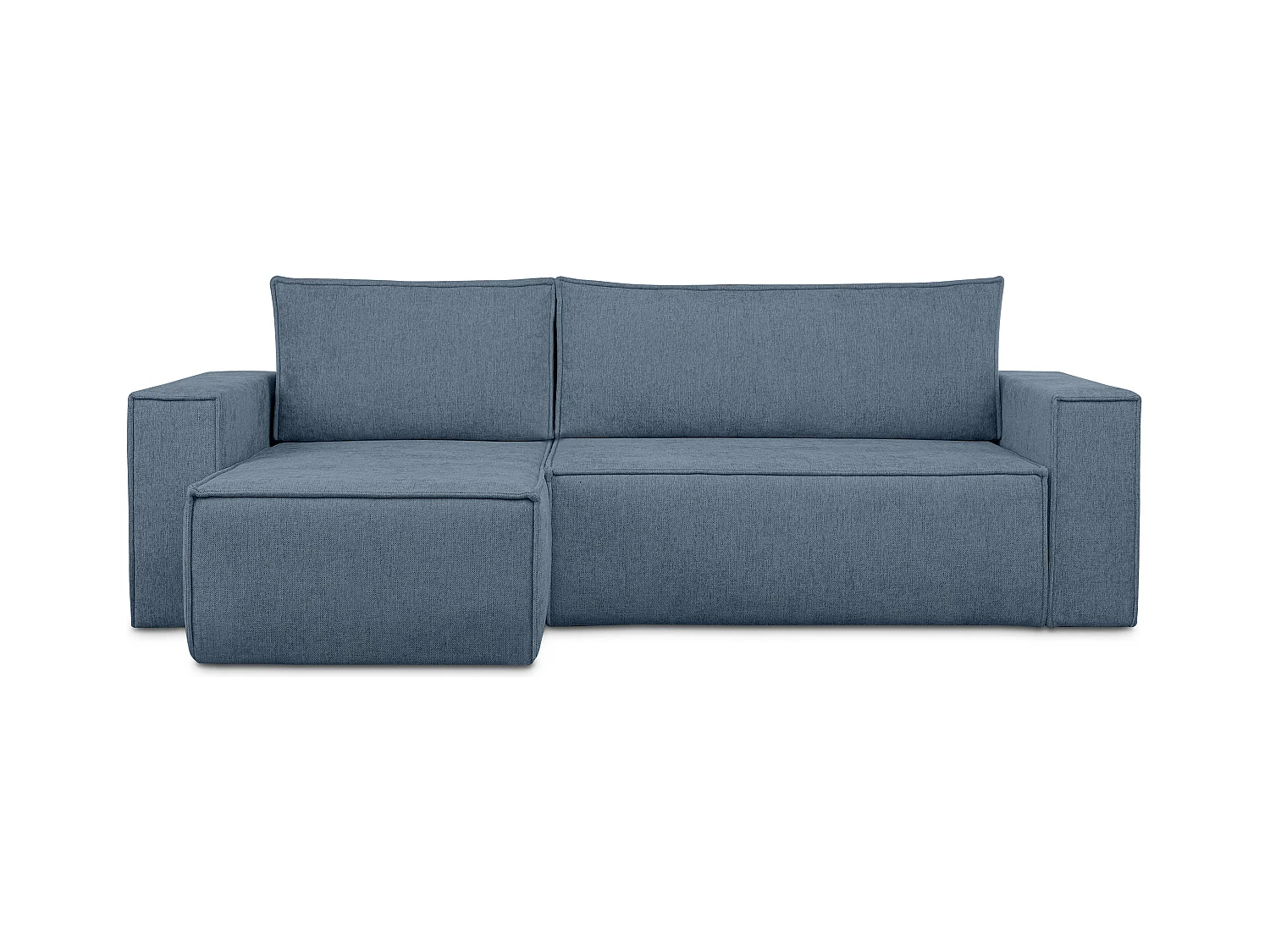 Ecksofa Big links/rechts - mit Schlaffunktion - hellblau - NAPI II