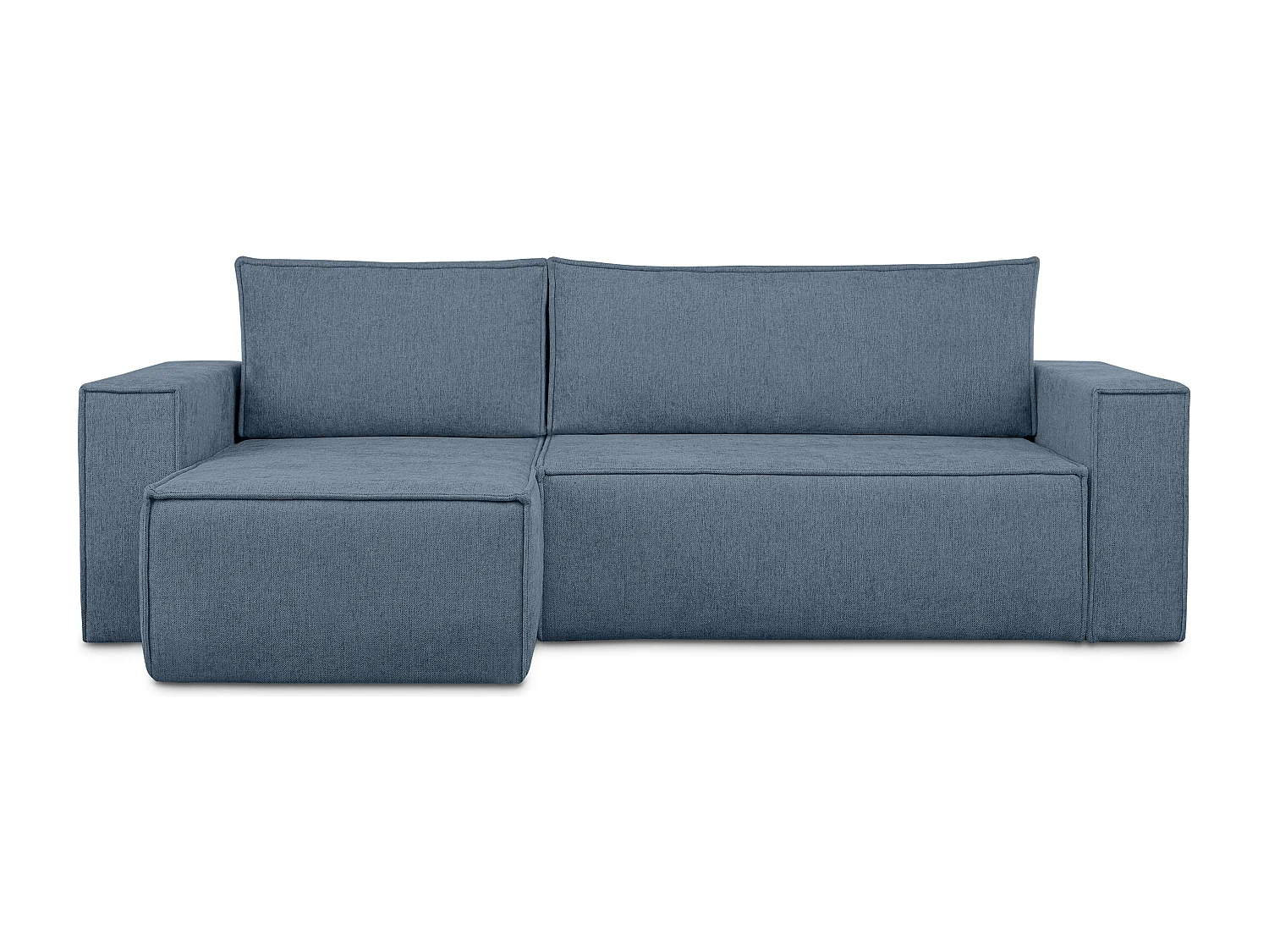 Ecksofa Big links/rechts - mit Schlaffunktion - hellblau - NAPI II