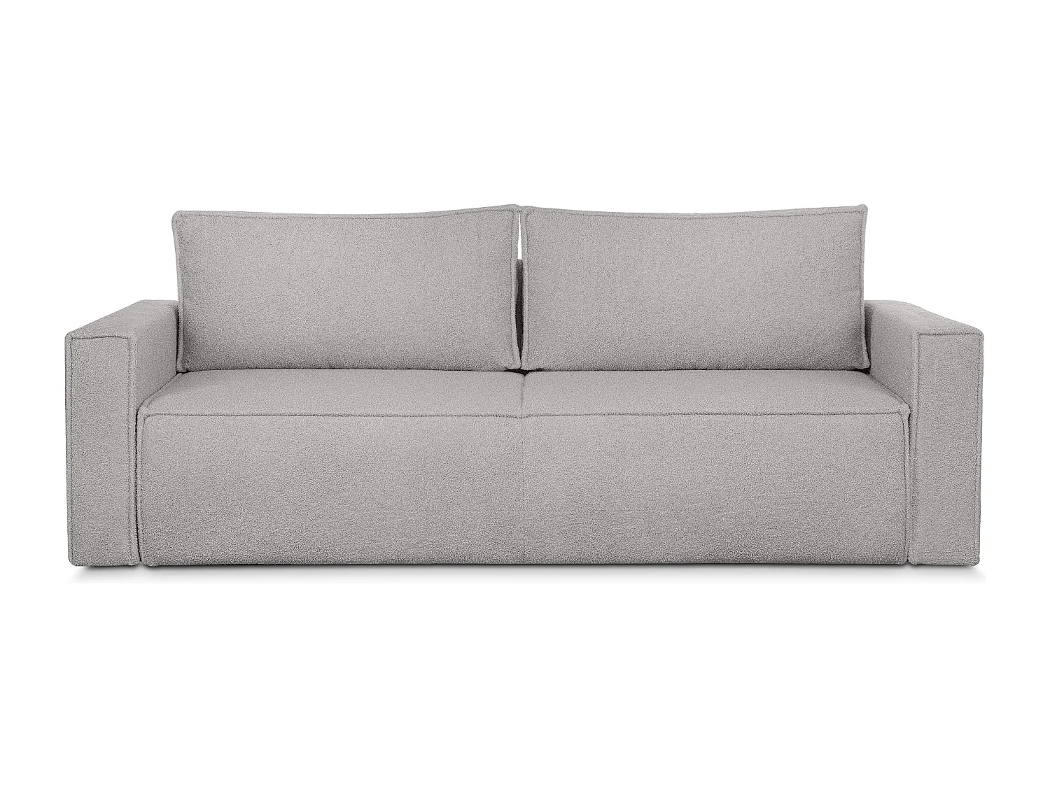 Sofa 3 Sitzer - mit Schlaffunktion - Modern - aschgrau - NAPI II