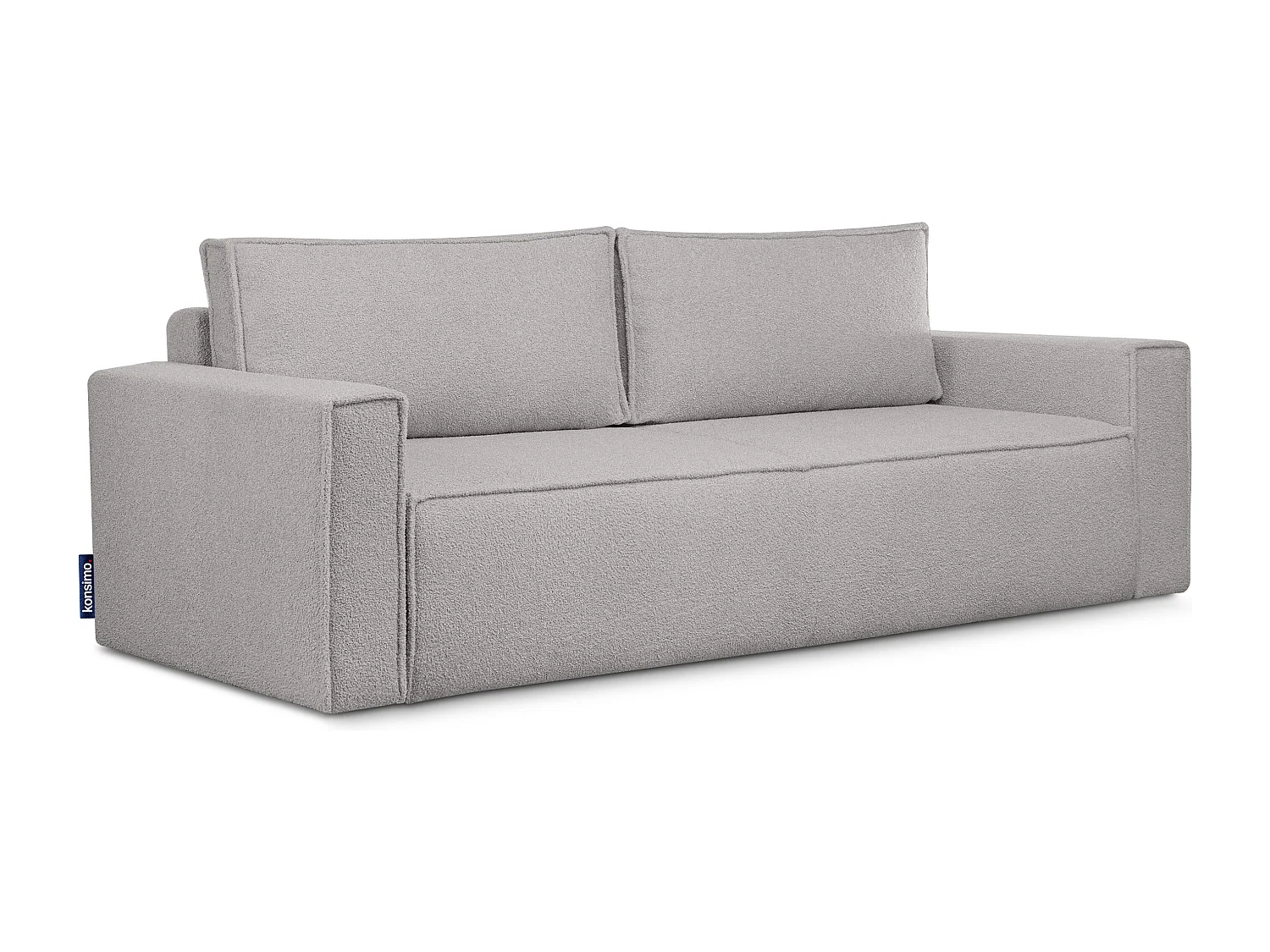 Sofa 3 Sitzer - mit Schlaffunktion - Modern - aschgrau - NAPI II