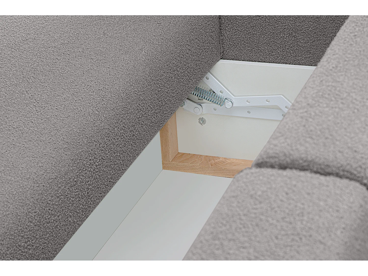 Sofa 3 Sitzer - mit Schlaffunktion - Modern - aschgrau - NAPI II