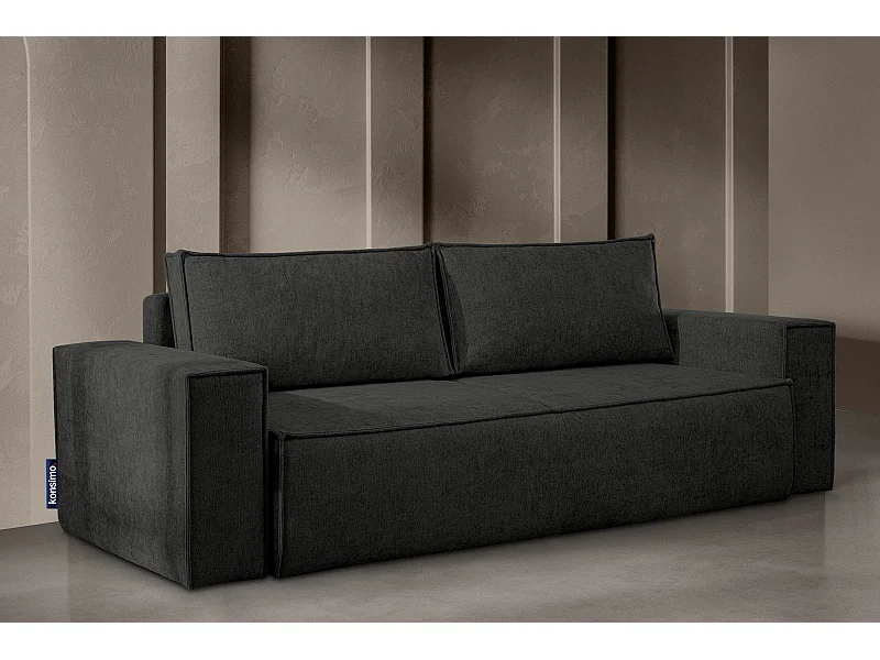 Sofa 3 Sitzer - mit Schlaffunktion - Modern - anthrazit - NAPI II