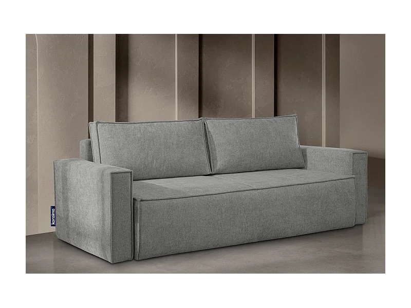 Sofa 3 Sitzer - mit Schlaffunktion - Modern - grau - NAPI II