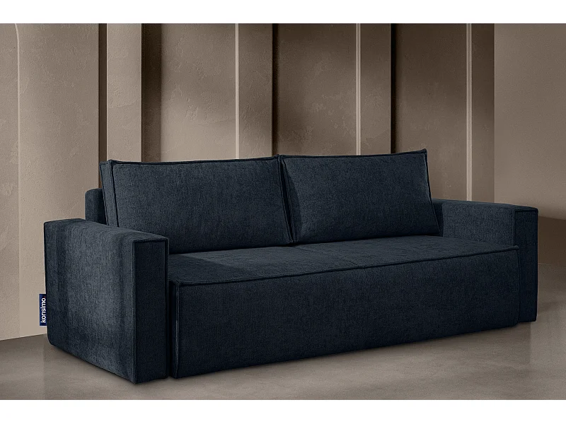 Sofa 3 Sitzer - mit Schlaffunktion - Modern - dunkelblau - NAPI II