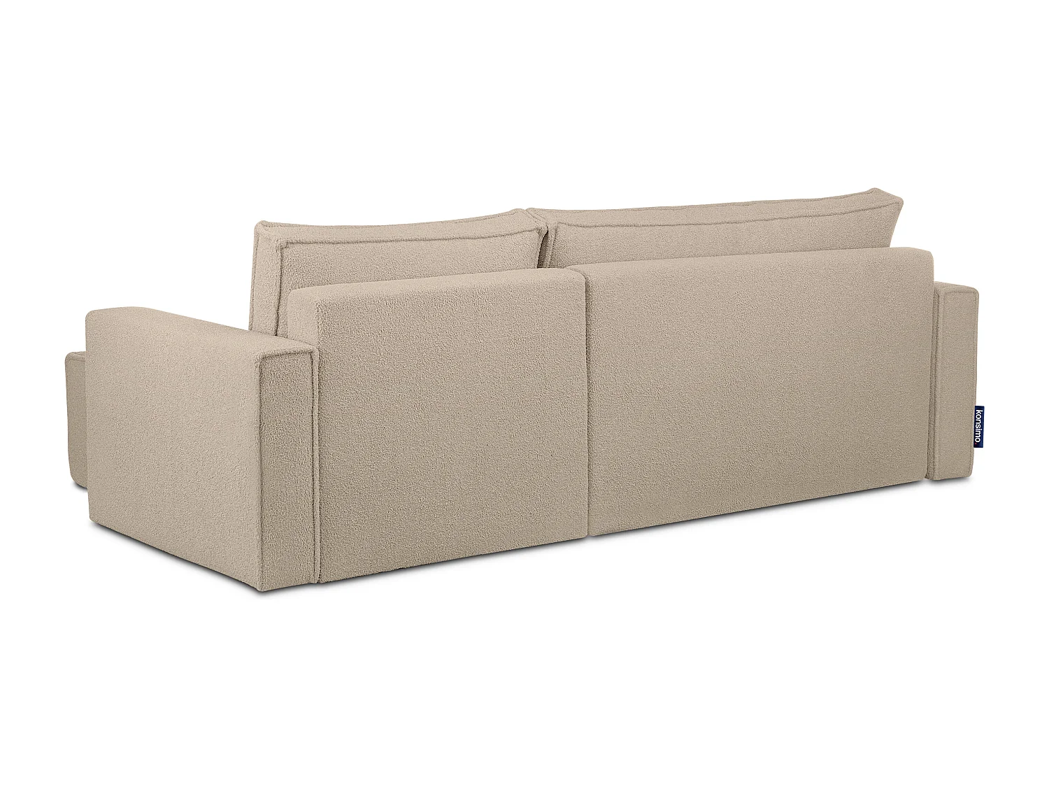 Ecksofa Big links/rechts - mit Schlaffunktion - Modern - hellbeige - NAPI II