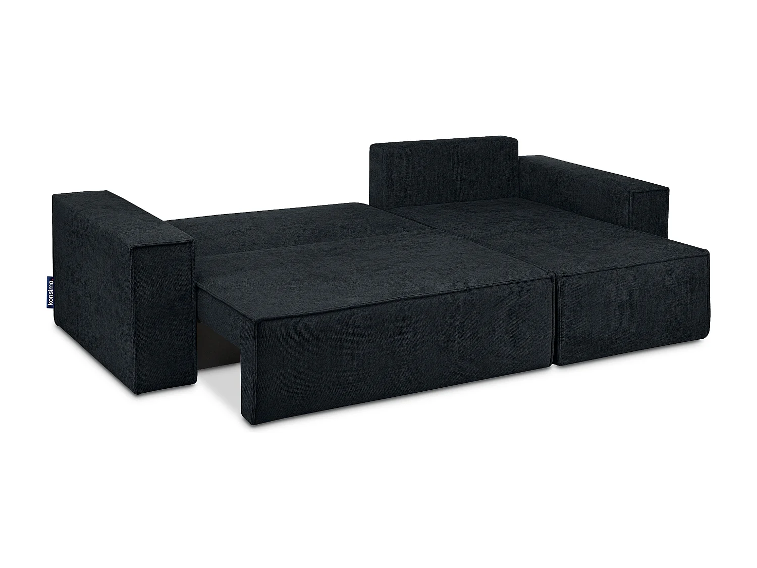 Ecksofa Big links/rechts - mit Schlaffunktion - dunkelblau - NAPI II