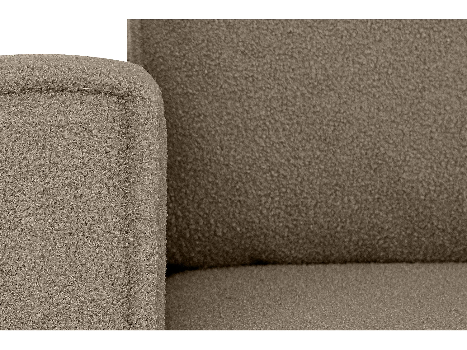 Ecksofa Big links/rechts - mit Schlaffunktion - Modern - dunkelbeige - NAPI II