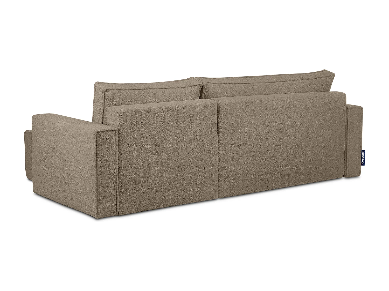 Ecksofa Big links/rechts - mit Schlaffunktion - Modern - graubeige - NAPI II