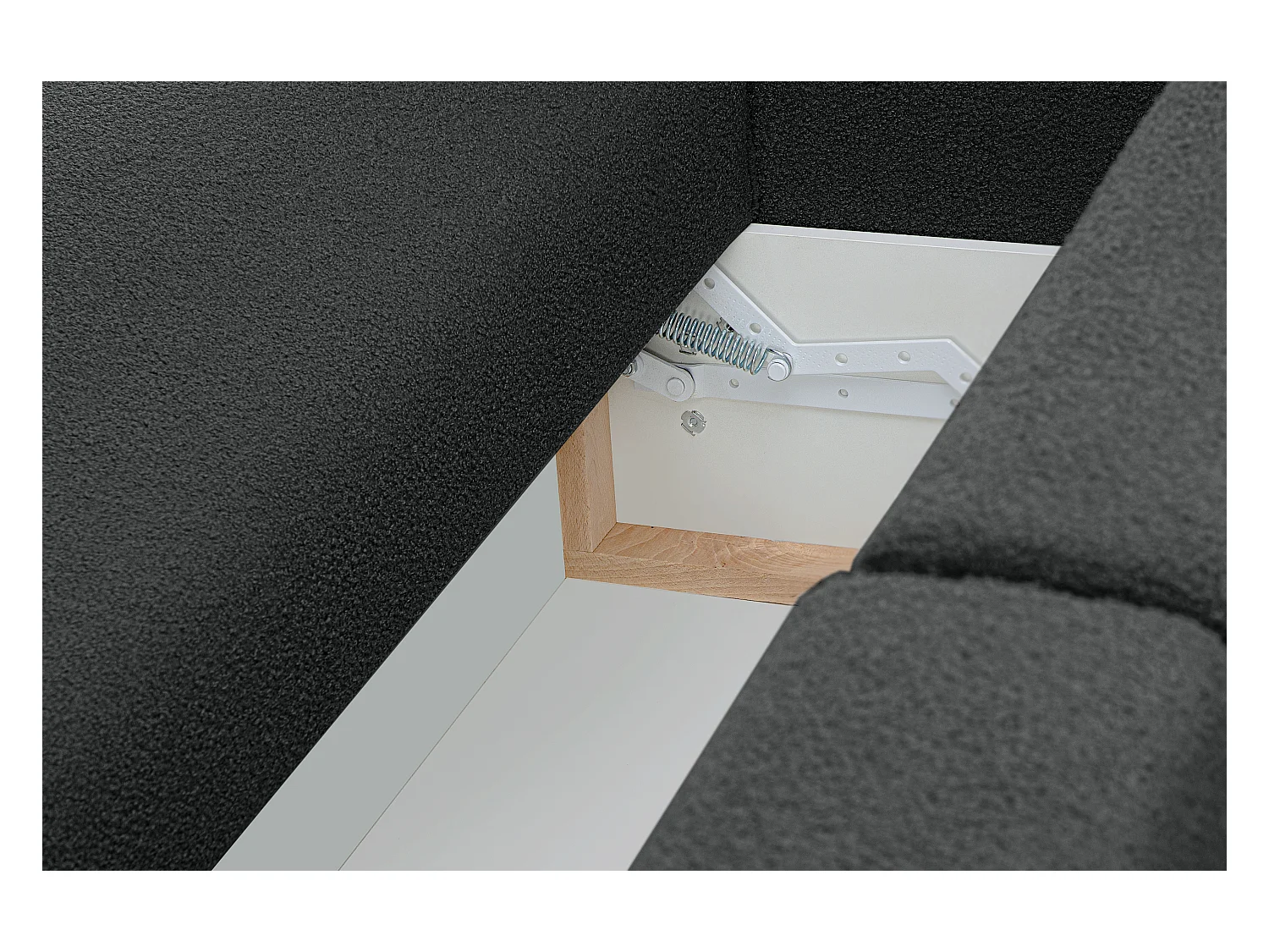 Sofa 3 Sitzer - mit Schlaffunktion - Modern - graphit - NAPI II