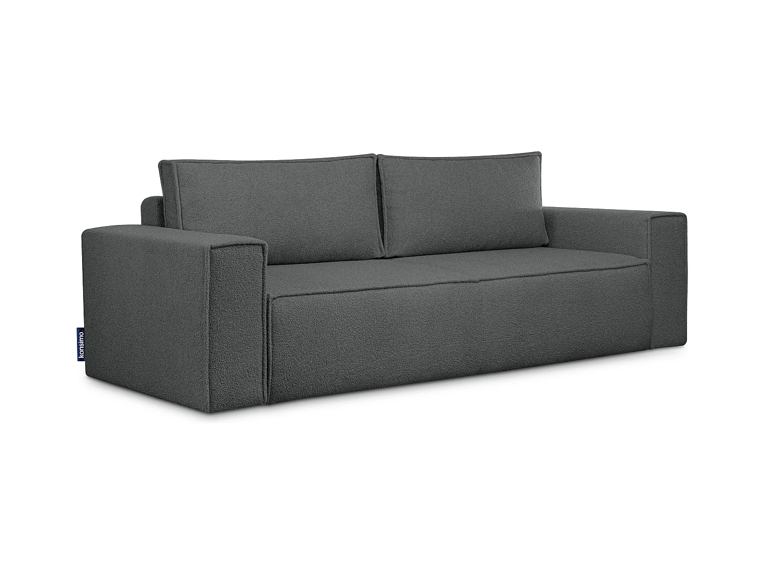 Sofa 3 Sitzer - mit Schlaffunktion - Modern - graphit - NAPI II