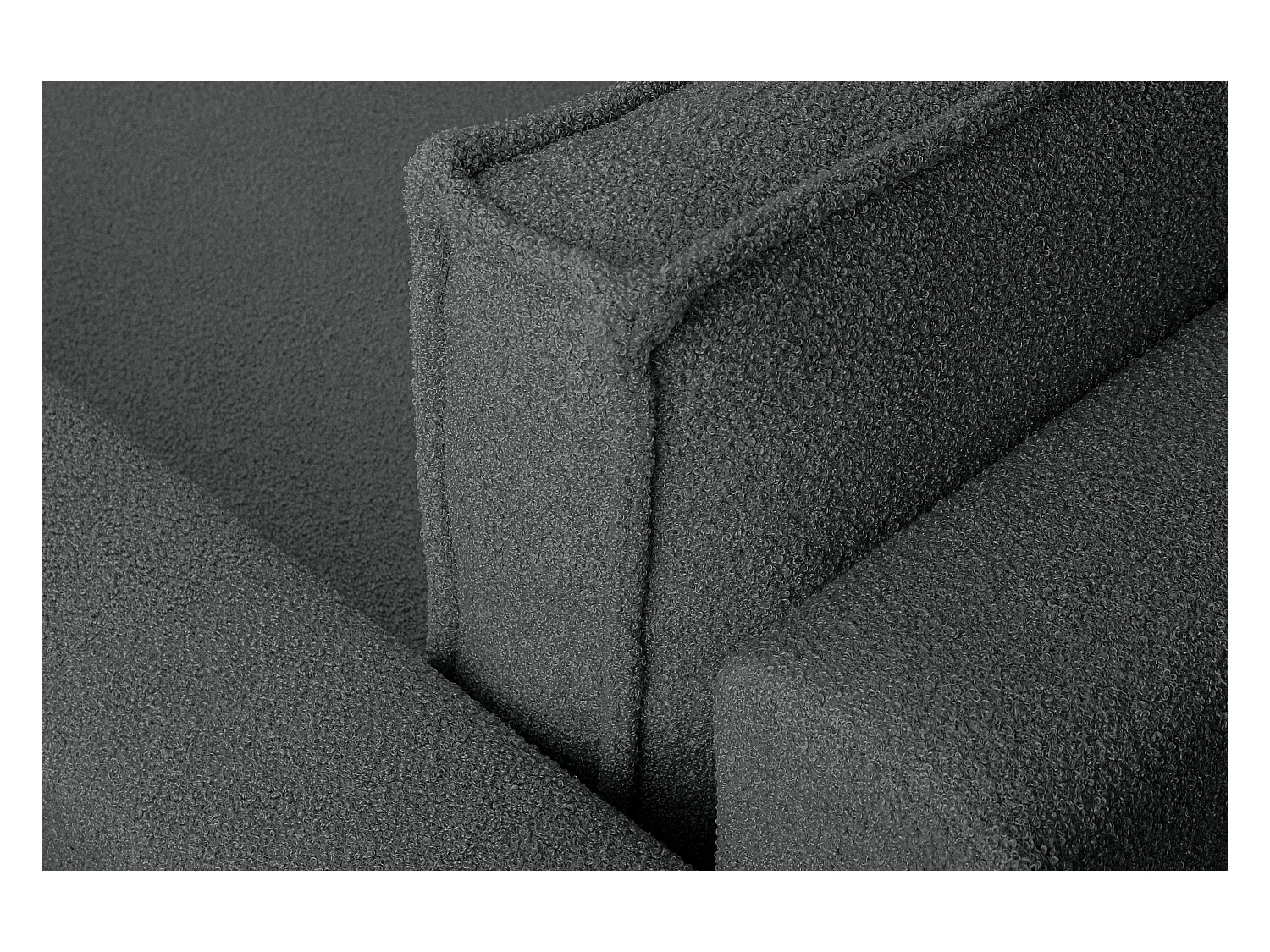 Sofa 3 Sitzer - mit Schlaffunktion - Modern - graphit - NAPI II