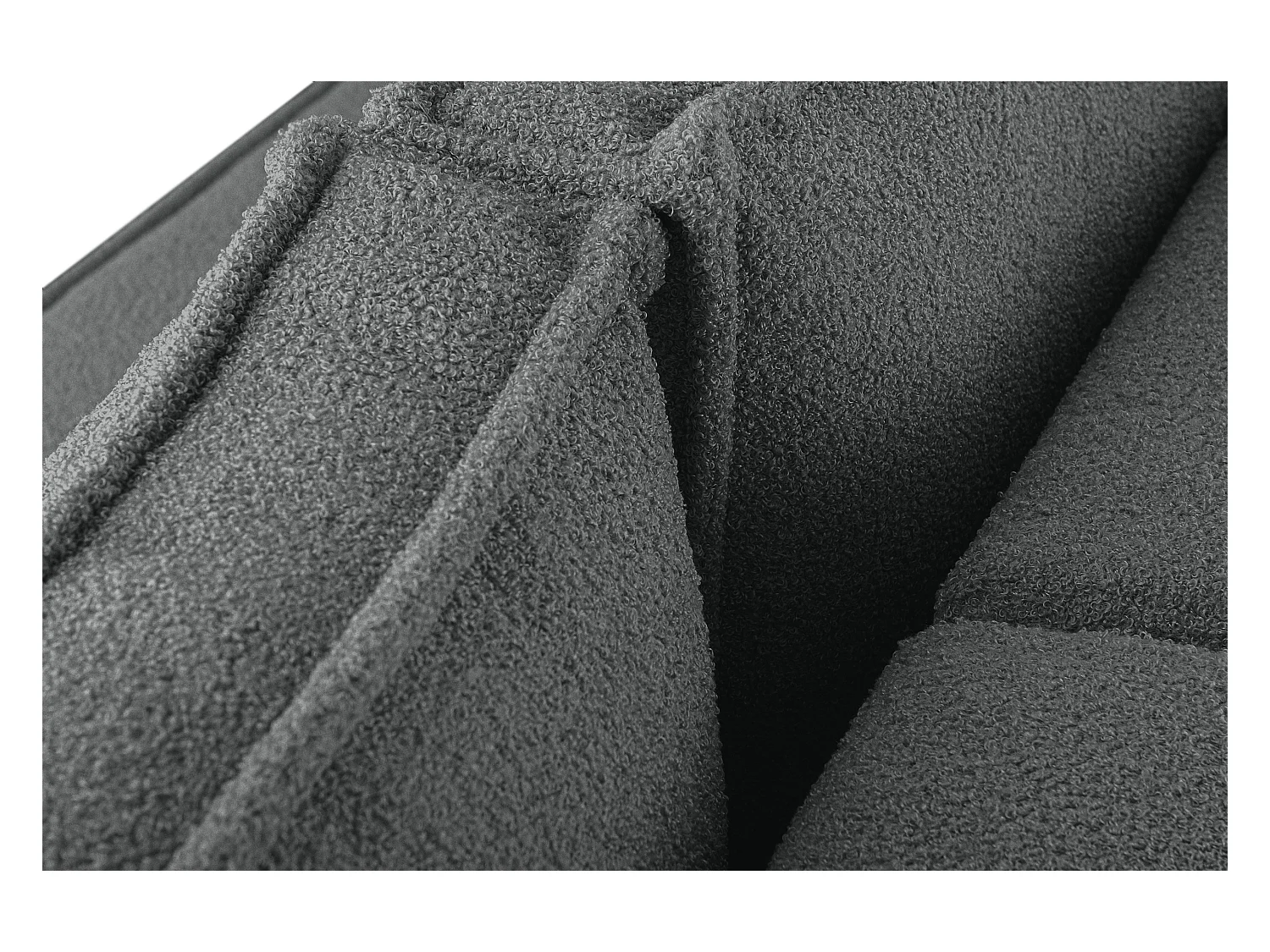 Sofa 3 Sitzer - mit Schlaffunktion - Modern - graphit - NAPI II