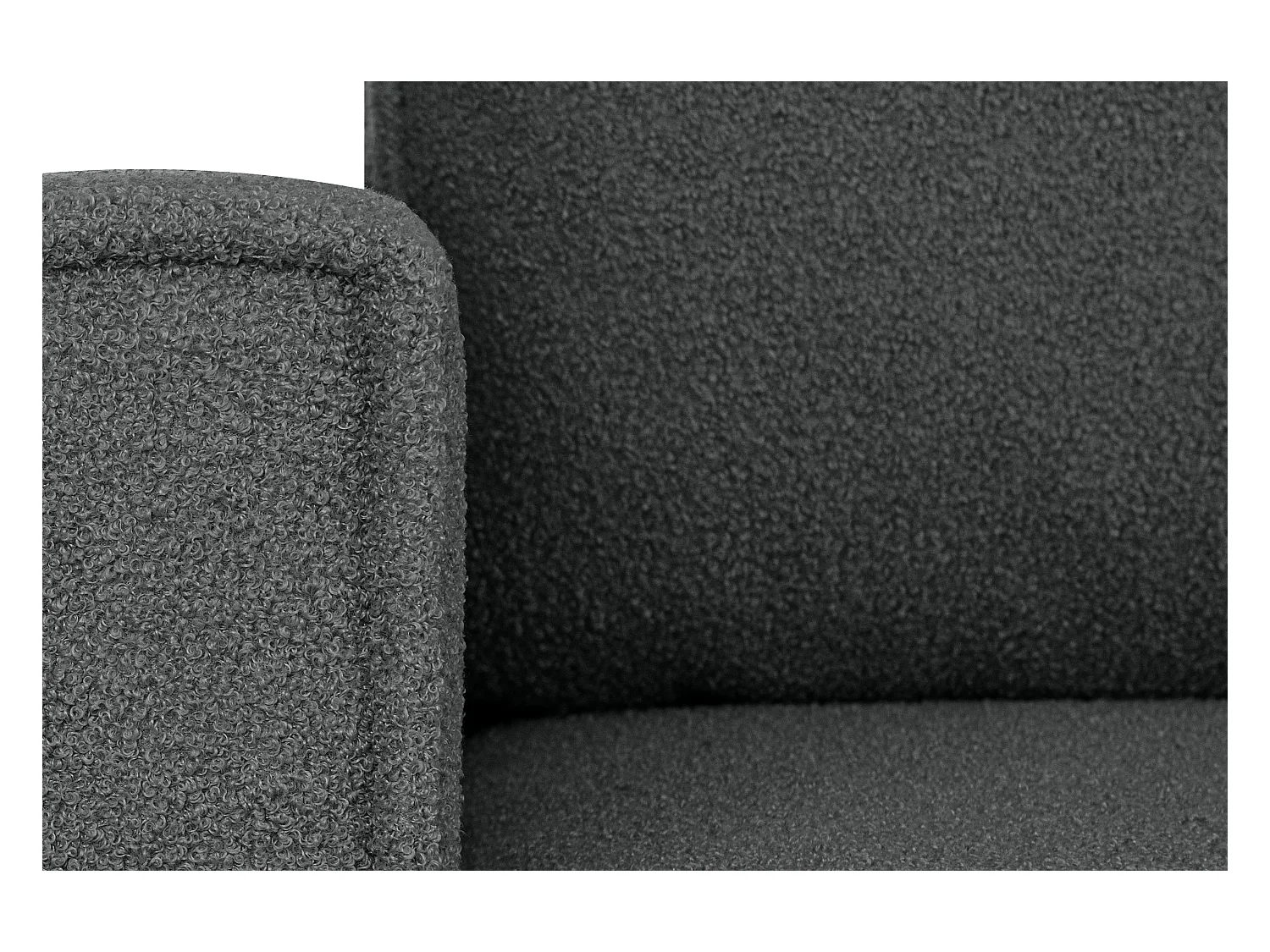 Sofa 3 Sitzer - mit Schlaffunktion - Modern - graphit - NAPI II