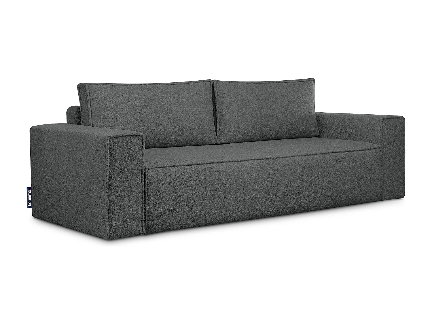 Sofa 3 Sitzer - mit Schlaffunktion - Modern - graphit - NAPI II