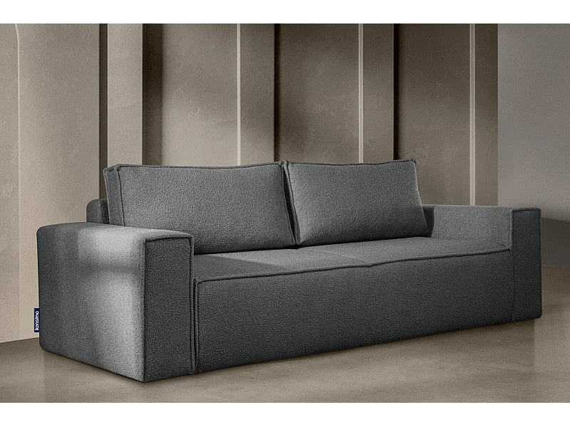 Sofa 3 Sitzer - mit Schlaffunktion - Modern - graphit - NAPI II