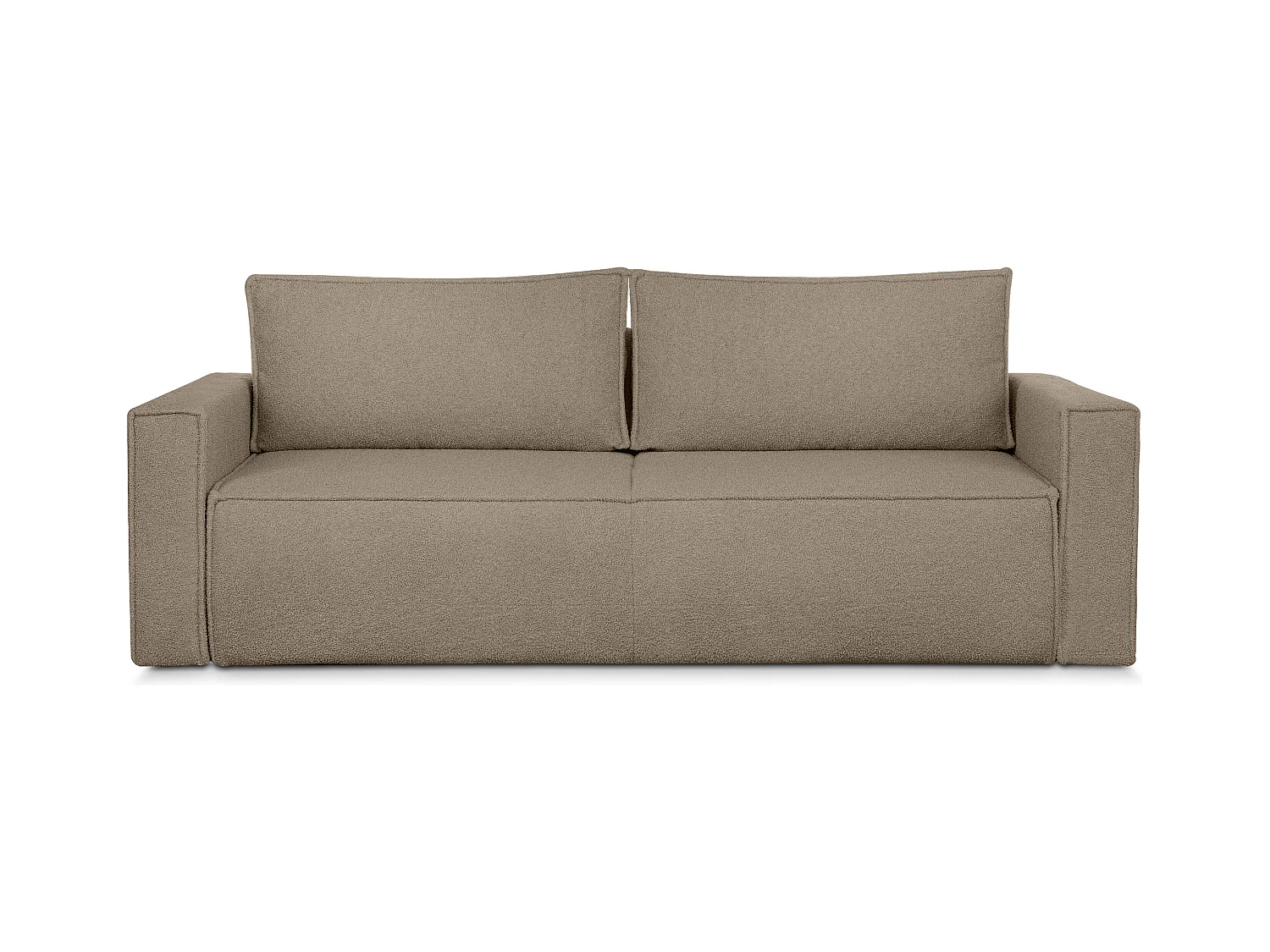 Sofa 3 Sitzer - mit Schlaffunktion - Modern - dunkelbeige - NAPI II