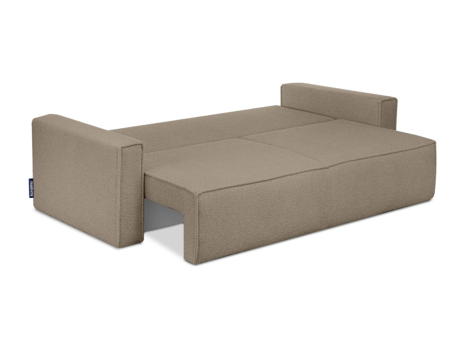 Sofa 3 Sitzer - mit Schlaffunktion - Modern - dunkelbeige - NAPI II