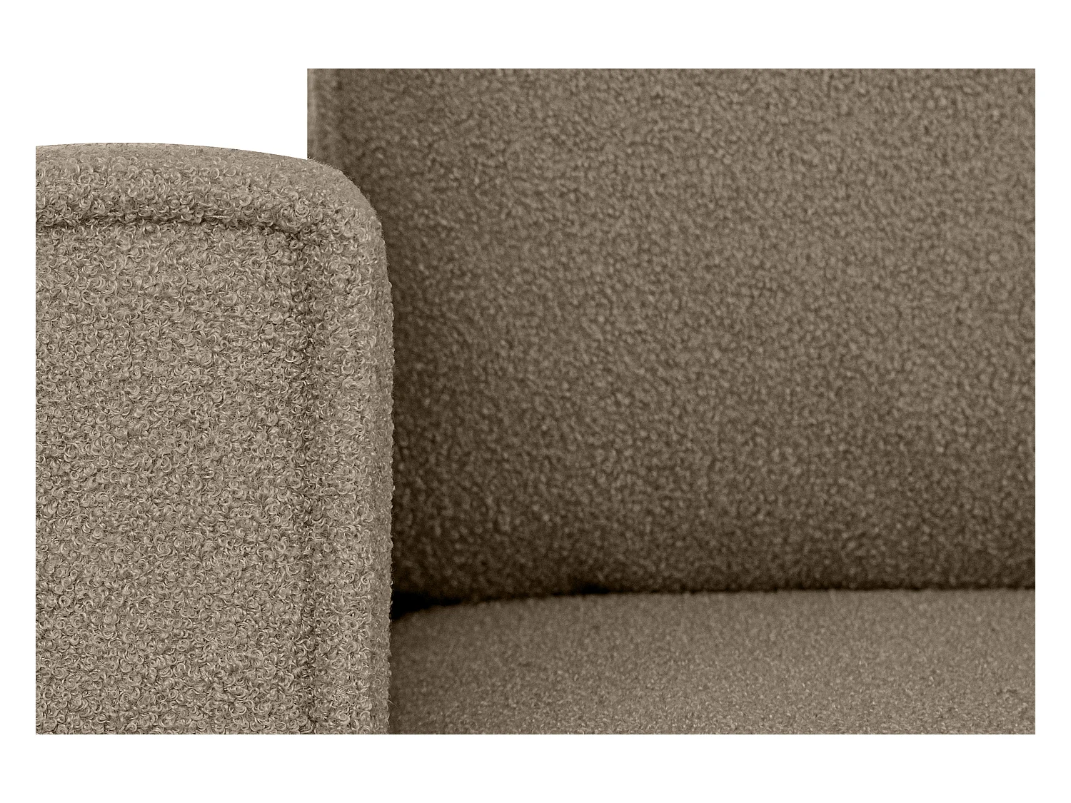 Sofa 3 Sitzer - mit Schlaffunktion - Modern - dunkelbeige - NAPI II