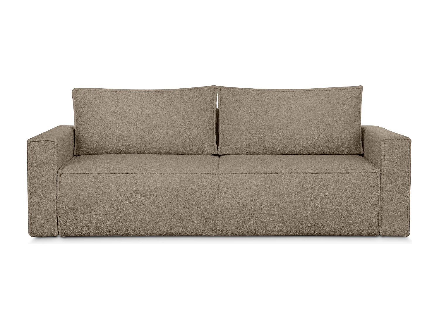 Sofa 3 Sitzer - mit Schlaffunktion - Modern - graubeige - NAPI II