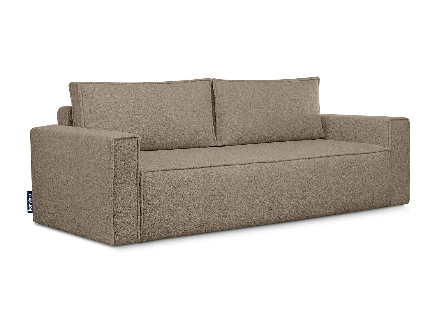 Sofa 3 Sitzer - mit Schlaffunktion - Modern - graubeige - NAPI II