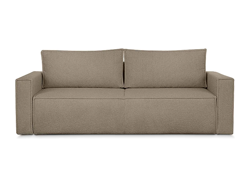 Sofa 3 Sitzer - mit Schlaffunktion - Modern - graubeige - NAPI II