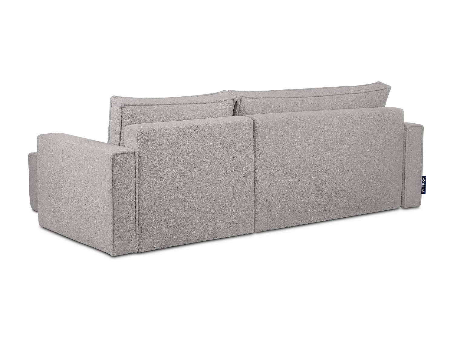 Ecksofa Big links/rechts - mit Schlaffunktion - Modern - aschgrau - NAPI II