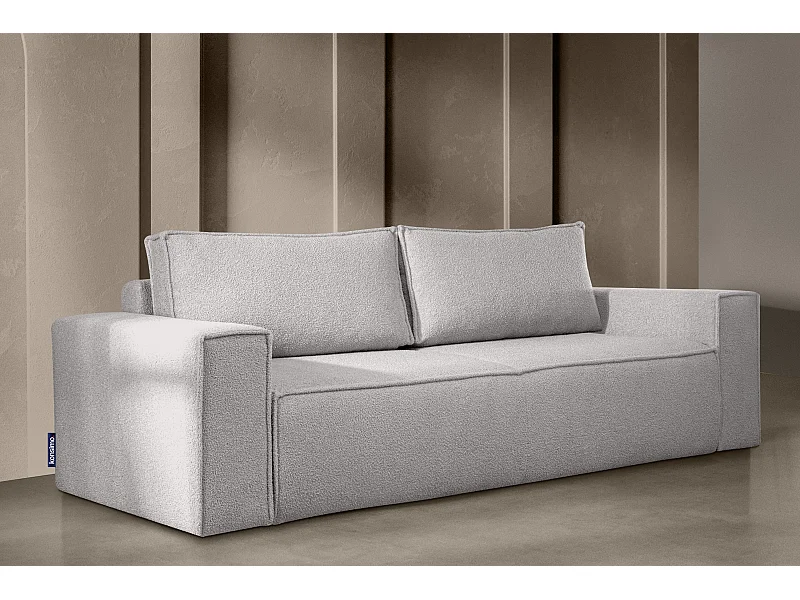 Sofa 3 Sitzer - mit Schlaffunktion - Modern - aschgrau - NAPI II