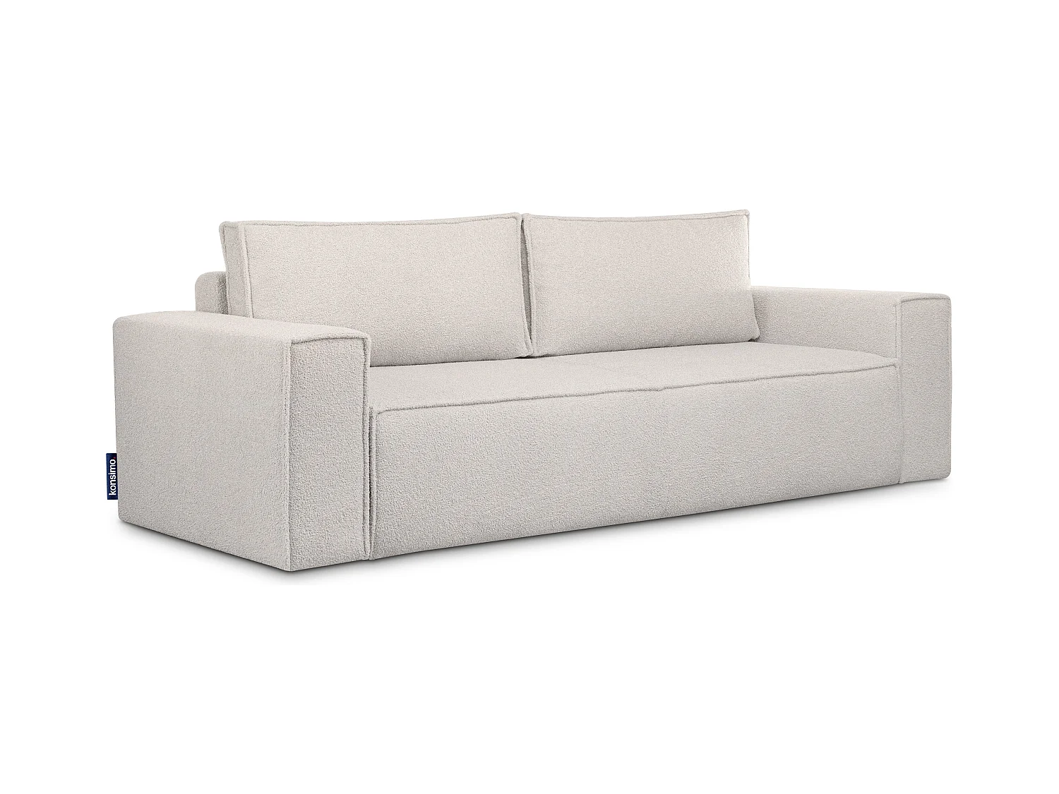 Sofa 3 Sitzer - mit Schlaffunktion - Modern - weiß - NAPI II