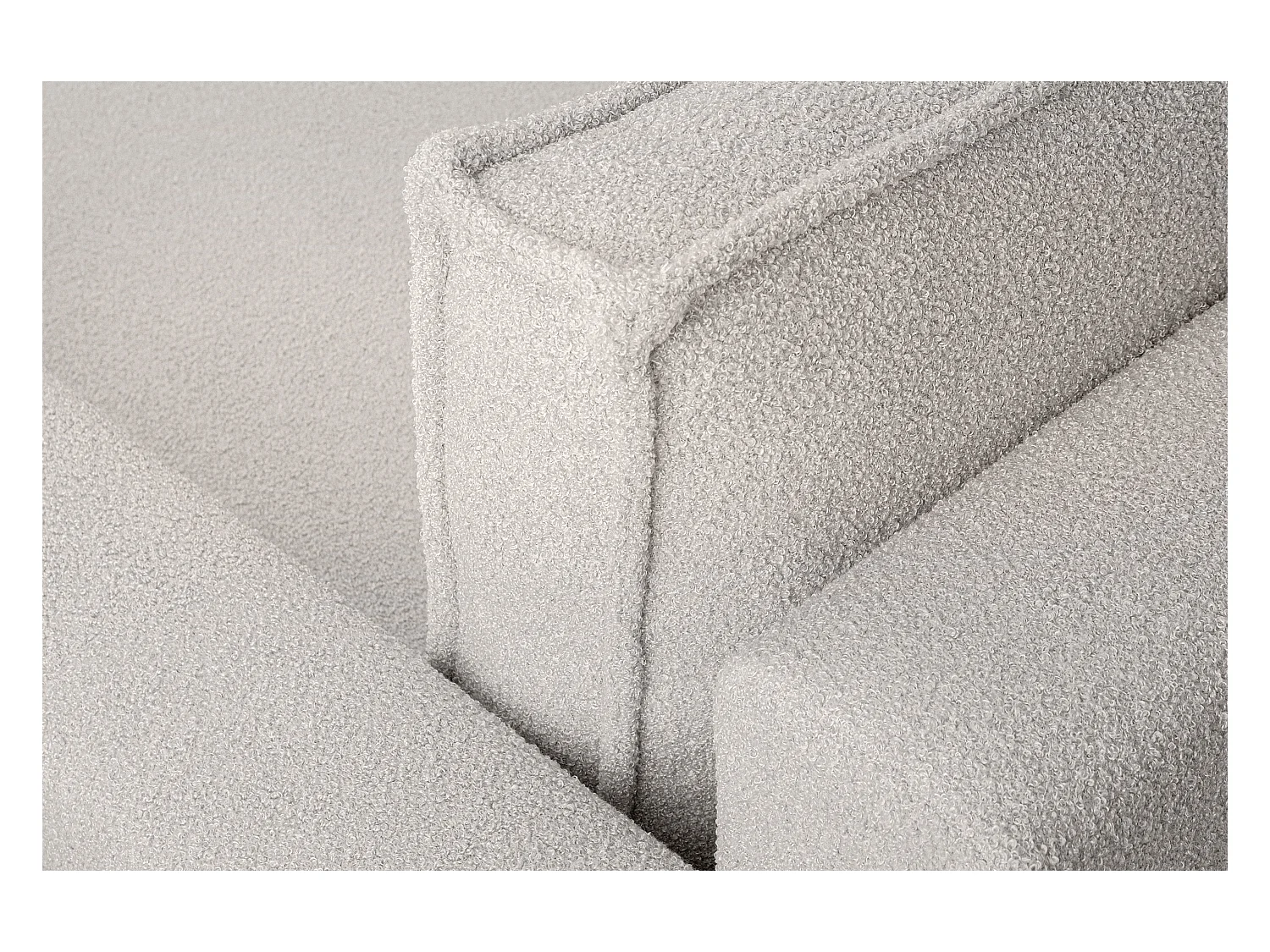 Sofa 3 Sitzer - mit Schlaffunktion - Modern - weiß - NAPI II