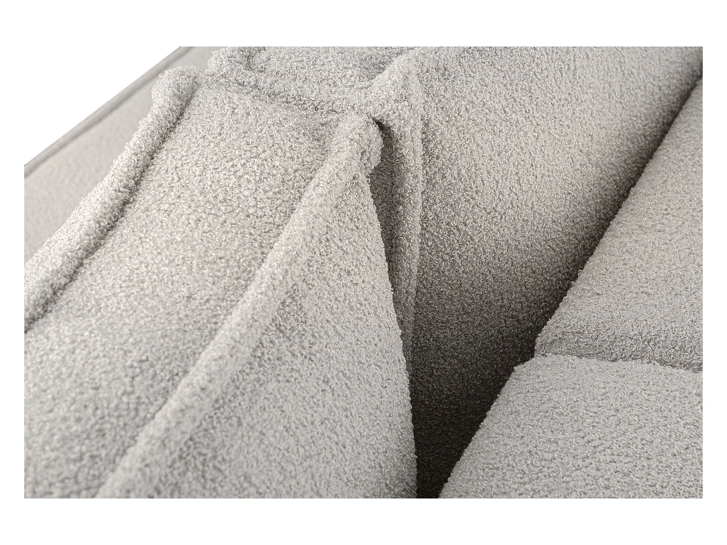 Sofa 3 Sitzer - mit Schlaffunktion - Modern - weiß - NAPI II